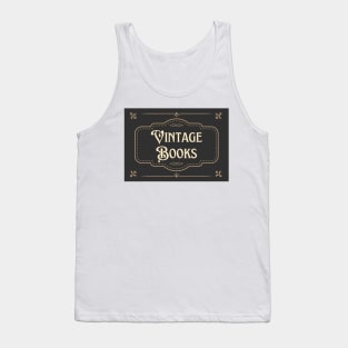 Vintage Book Label Tank Top